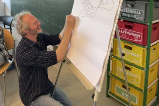 Besuch von Kinder- und Jugendbuchillustrator Michael Roher