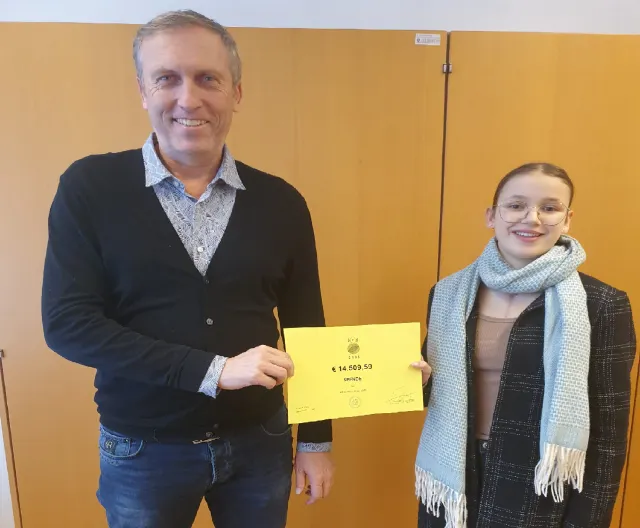 Übergabe der Spenden für Anna S.