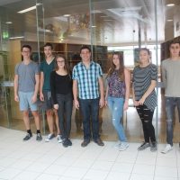 Spanischgruppe der 8A mit Herrn Arturo González- Pérez