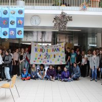 Gegenbesuch im Gymnasium