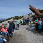 Wanderung zum begehbaren Blech-Haifisch im Dachsteinmassiv